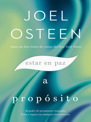 Estar en paz a propósito - ebook